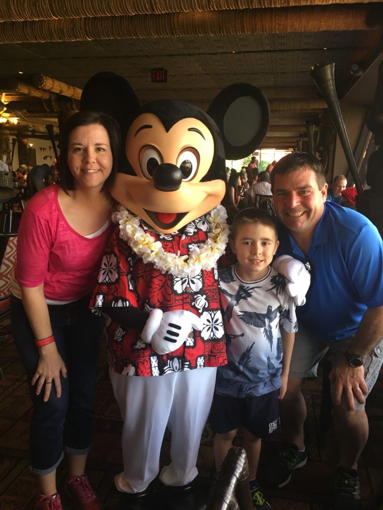 Breakfast at Ohana with Mickey Mouse