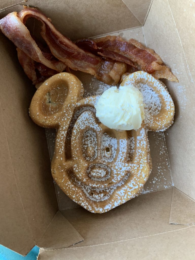 Mickey Waffle and Bacon from Primo Piatto