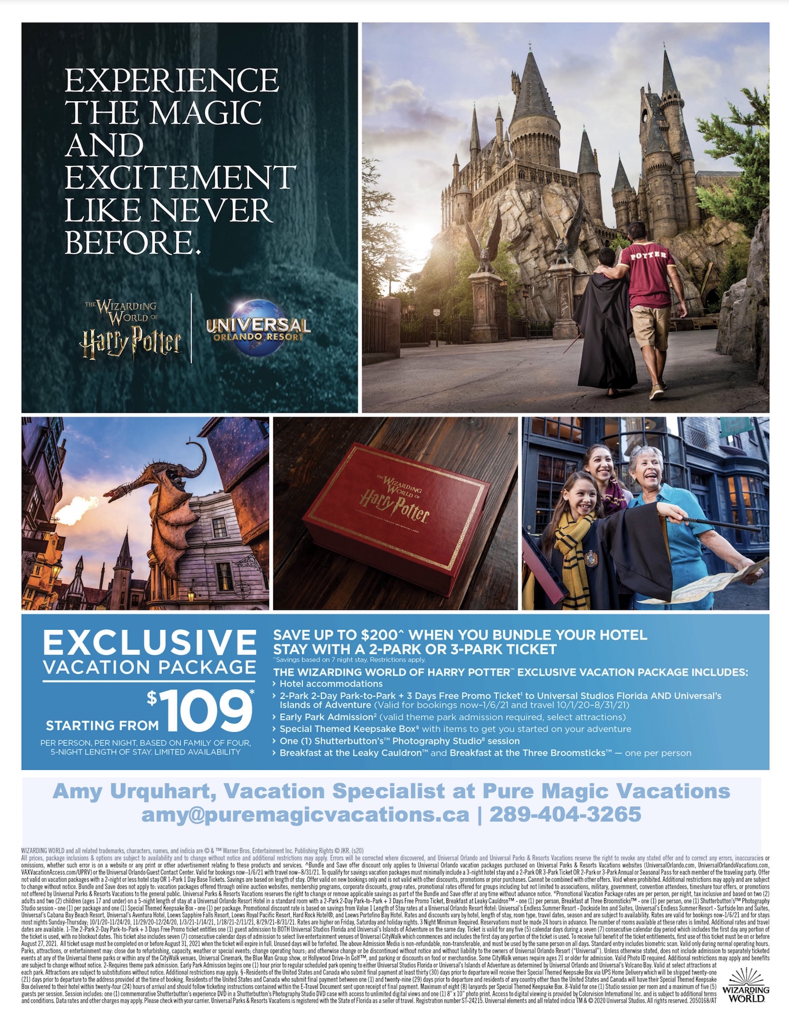 Magical Harry Potter Vacation Package At Universal Orlando Resort 