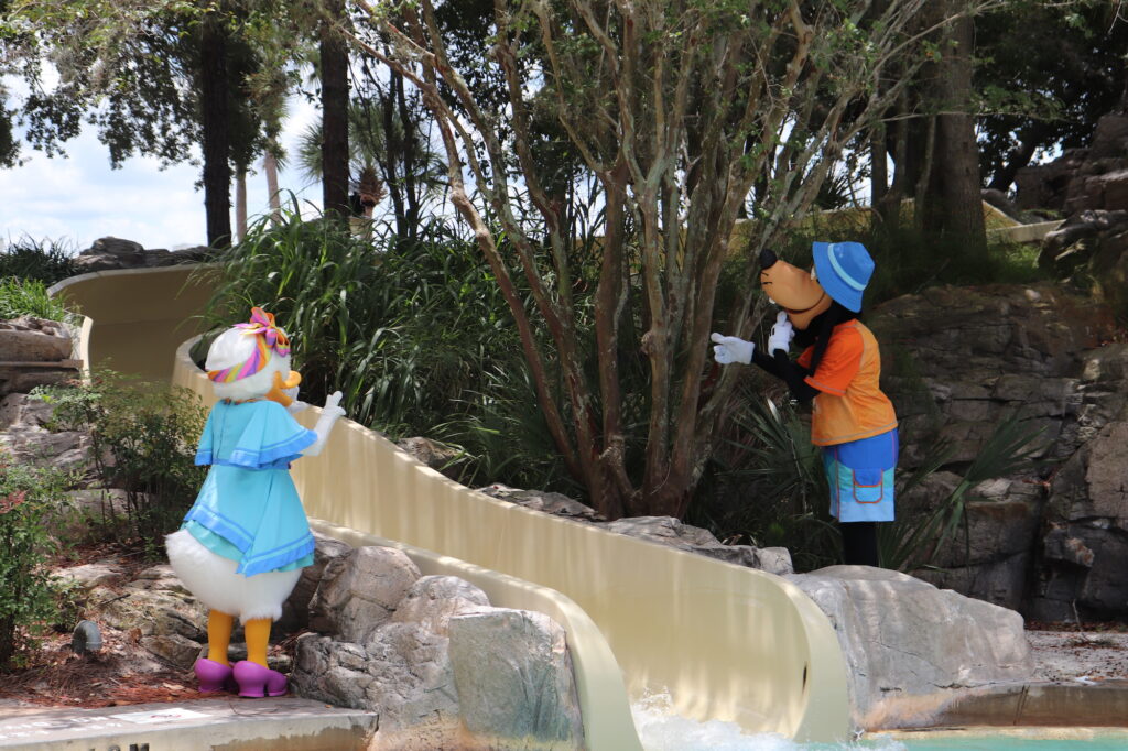 Daisy and Goofy at Disney's Beach Club Resort