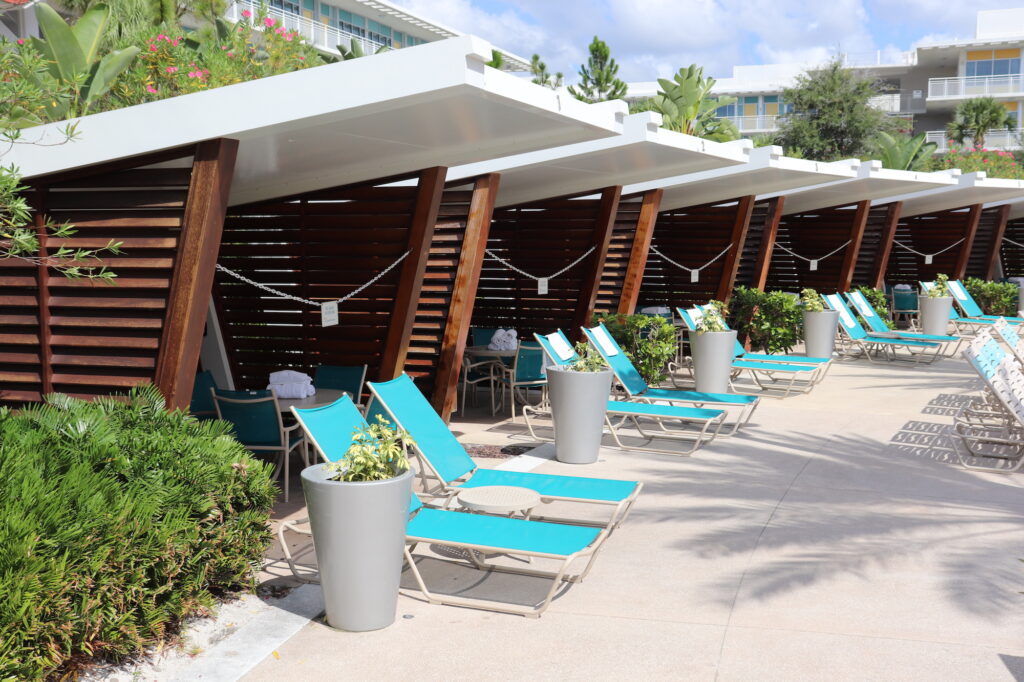 Poolside Cabanas at Universal's Cabana Bay Beach Resort