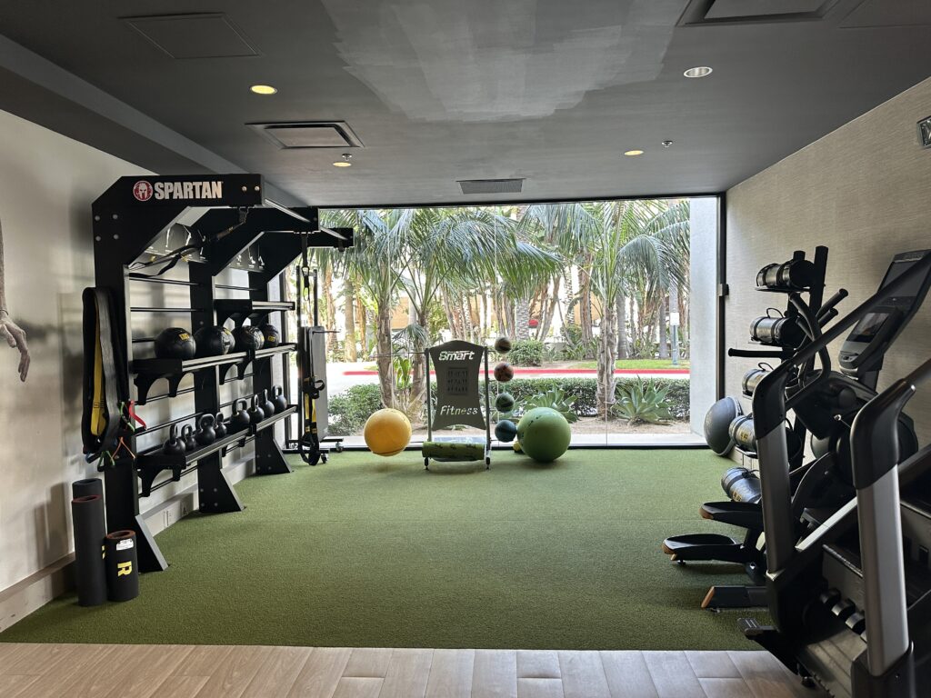 Fitness Center at Marriott Anaheim