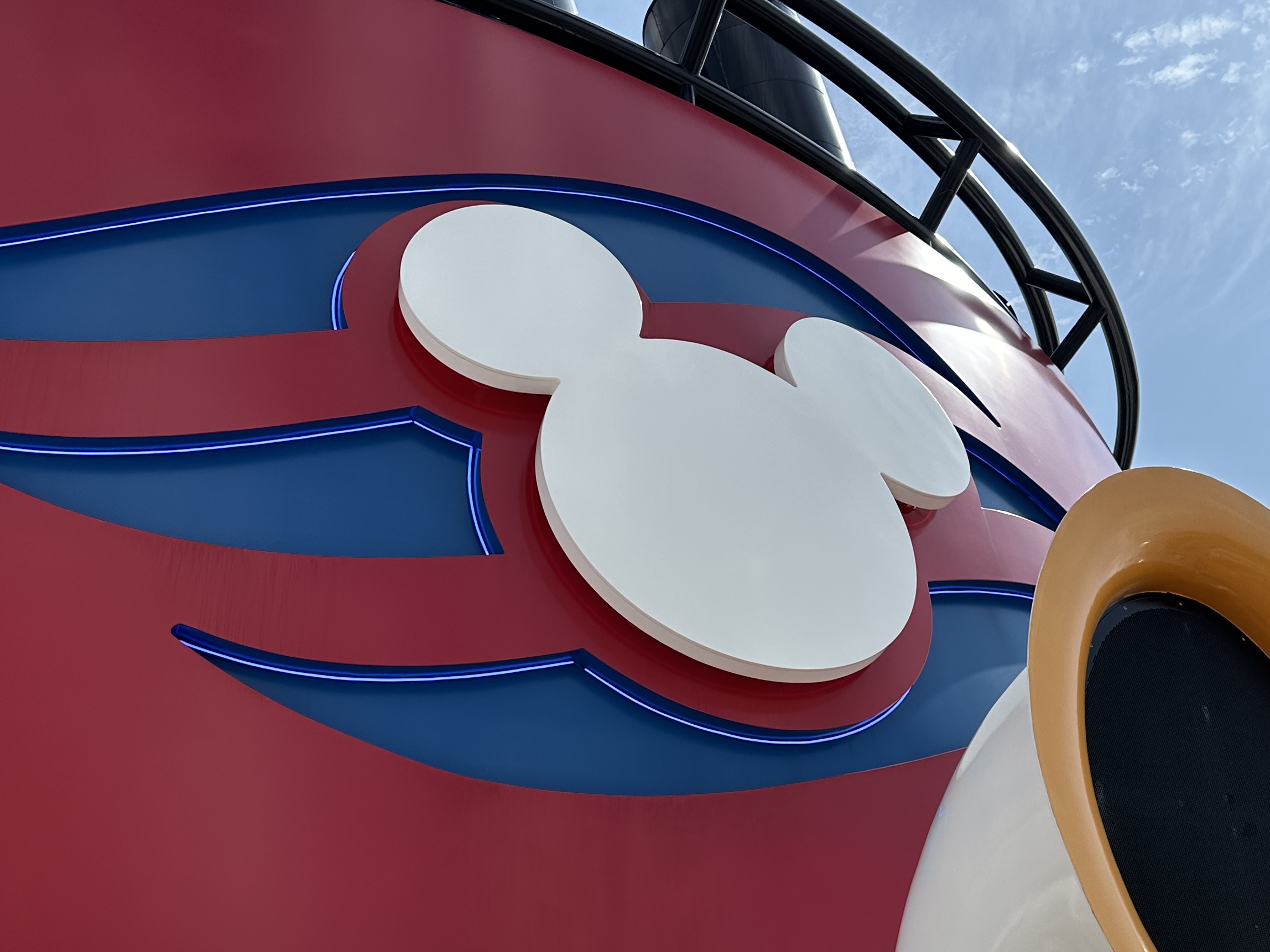 boarding a Disney Cruise ship at Port Canaveral after arriving in Orlando the day before a cruise